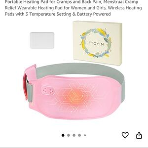 Pink Portable Heating Pad for Women